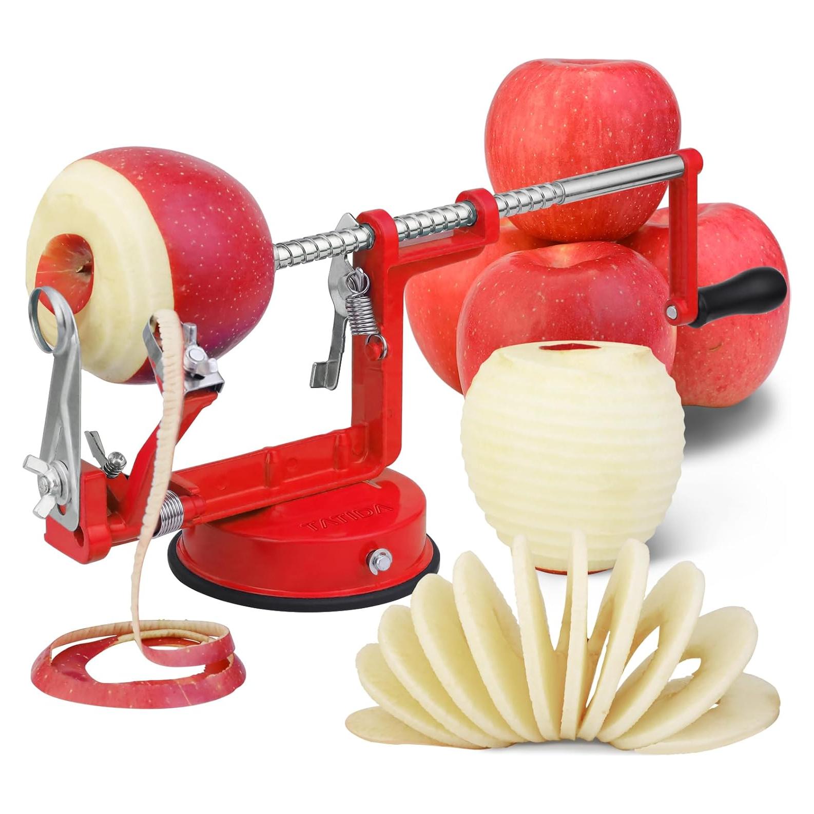 Pelador de Manzanas 3 en 1 TATIDA Acero Inoxidable Vermilion