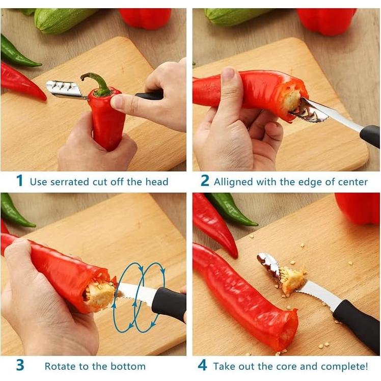 Juego de 2 Coradores de Pimientos y Calabacín Sofarefinish