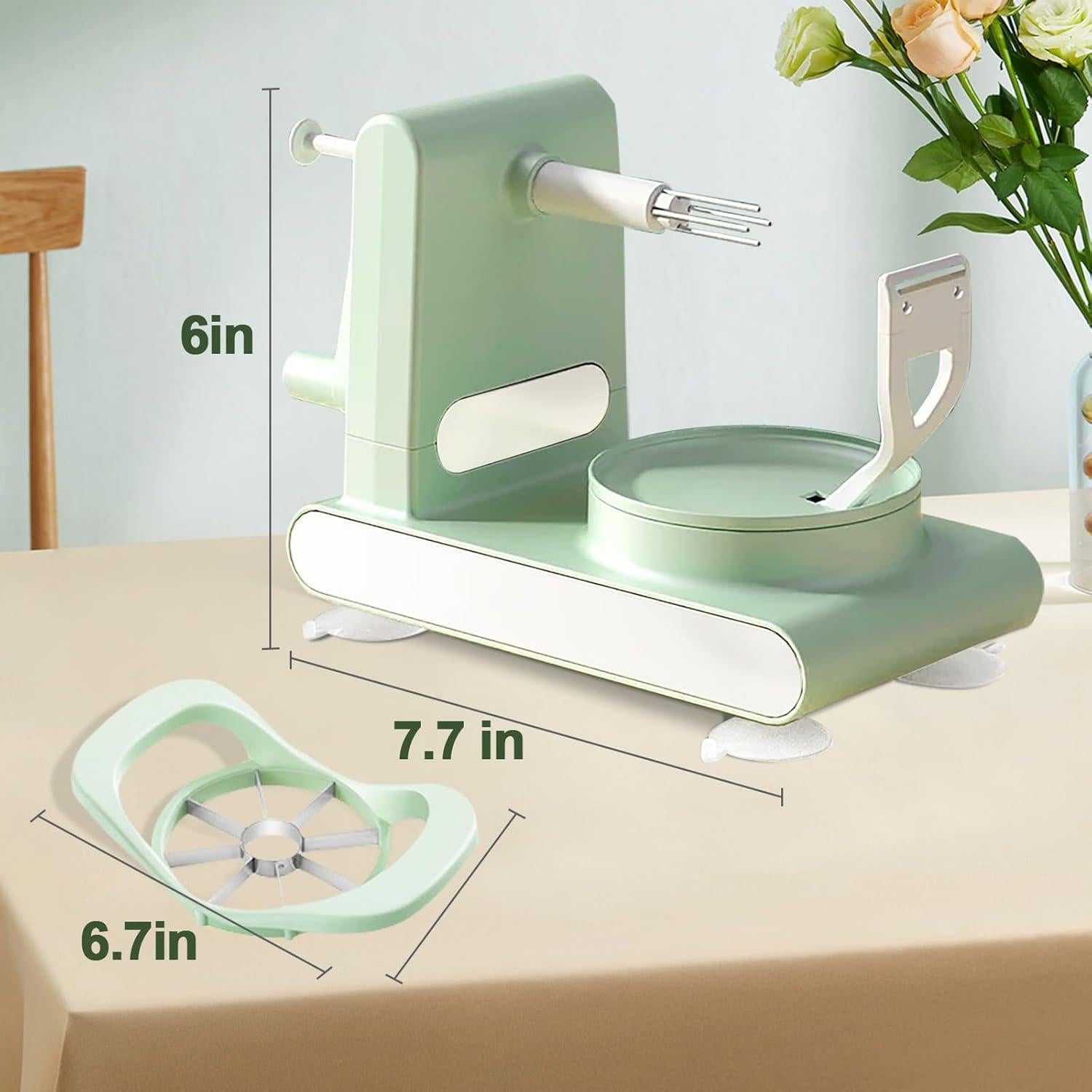 Pelador de Manzana CanVrinxol Acero Inoxidable Verde Claro