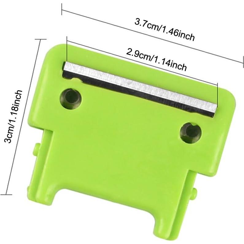 4 Cuchillas de Repuesto para Pelador de Manzanas TorSor Verde