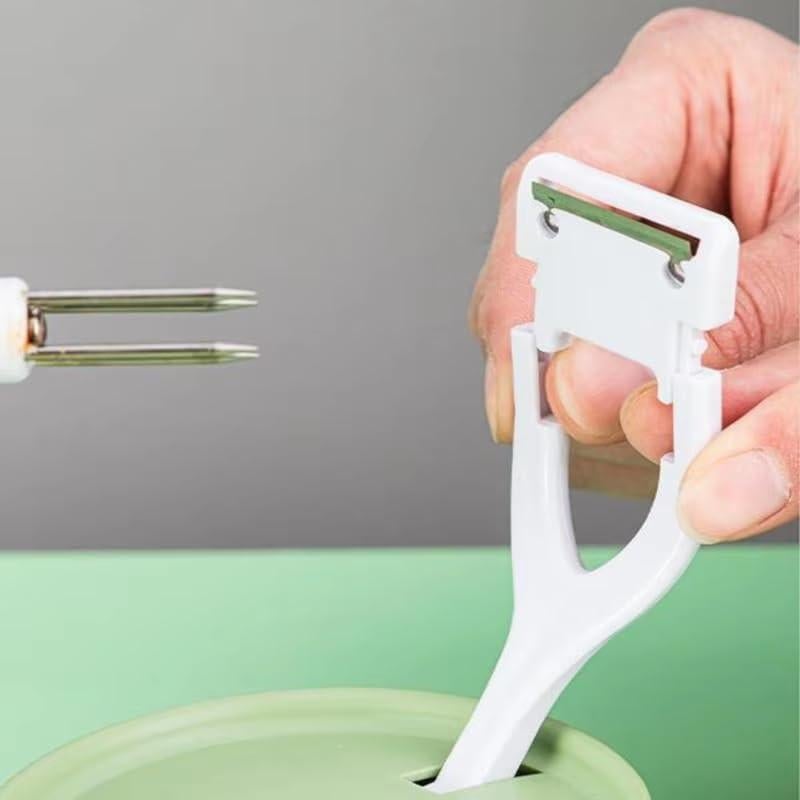 4 Cuchillas de Repuesto para Pelador de Manzanas TorSor Verde