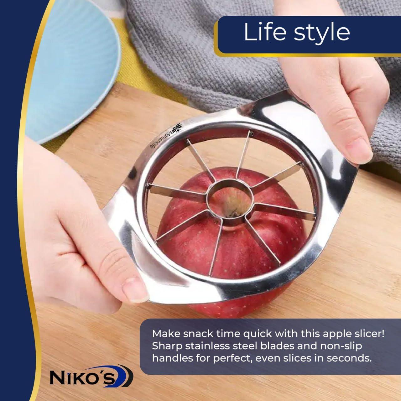 Cortador y Descorazonador de Piña y Manzana NIKO'S - Acero Inoxidable