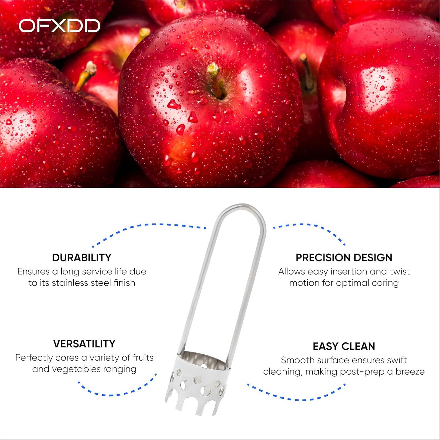 Removedor de Núcleo de Frutas y Verduras OFXDD - Acero Inoxidable