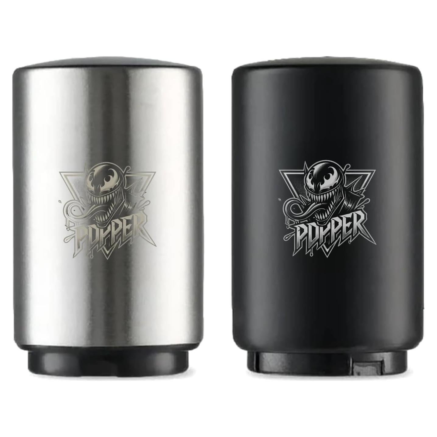 Abrebotellas Automático Magnético Genérico 2 Piezas Acero Inoxidable