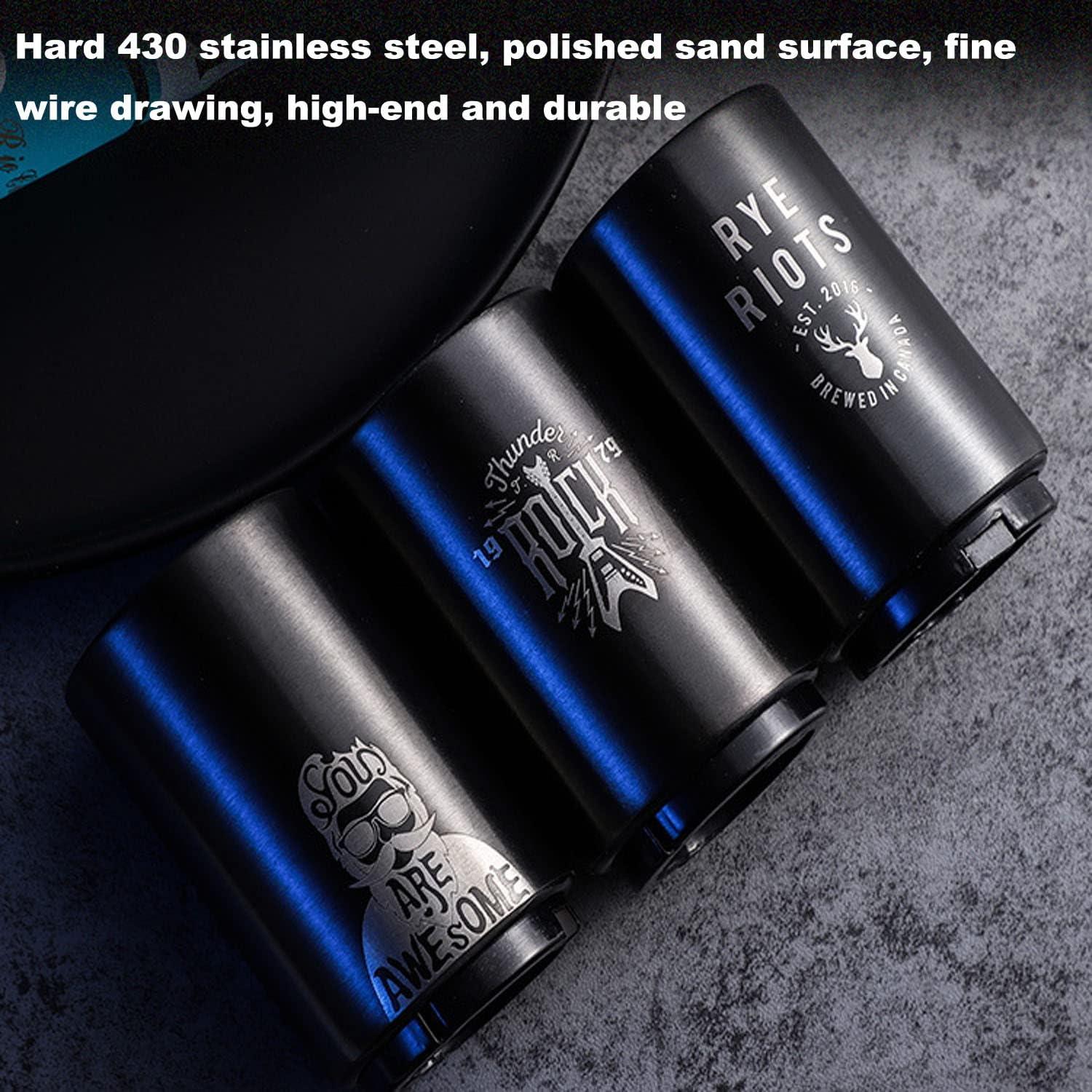 Abrebotellas Automático YUDANSI de Acero Inoxidable - Regalo Día del Padre