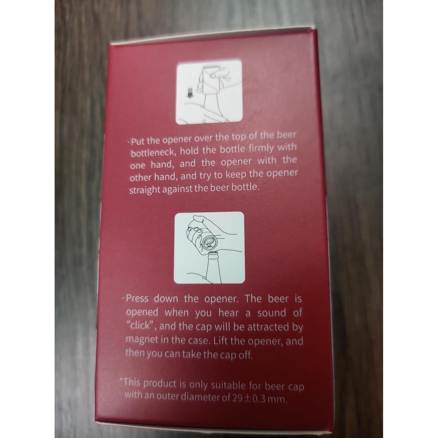 Abrebotellas Automático YUDANSI de Acero Inoxidable - Regalo Día del Padre