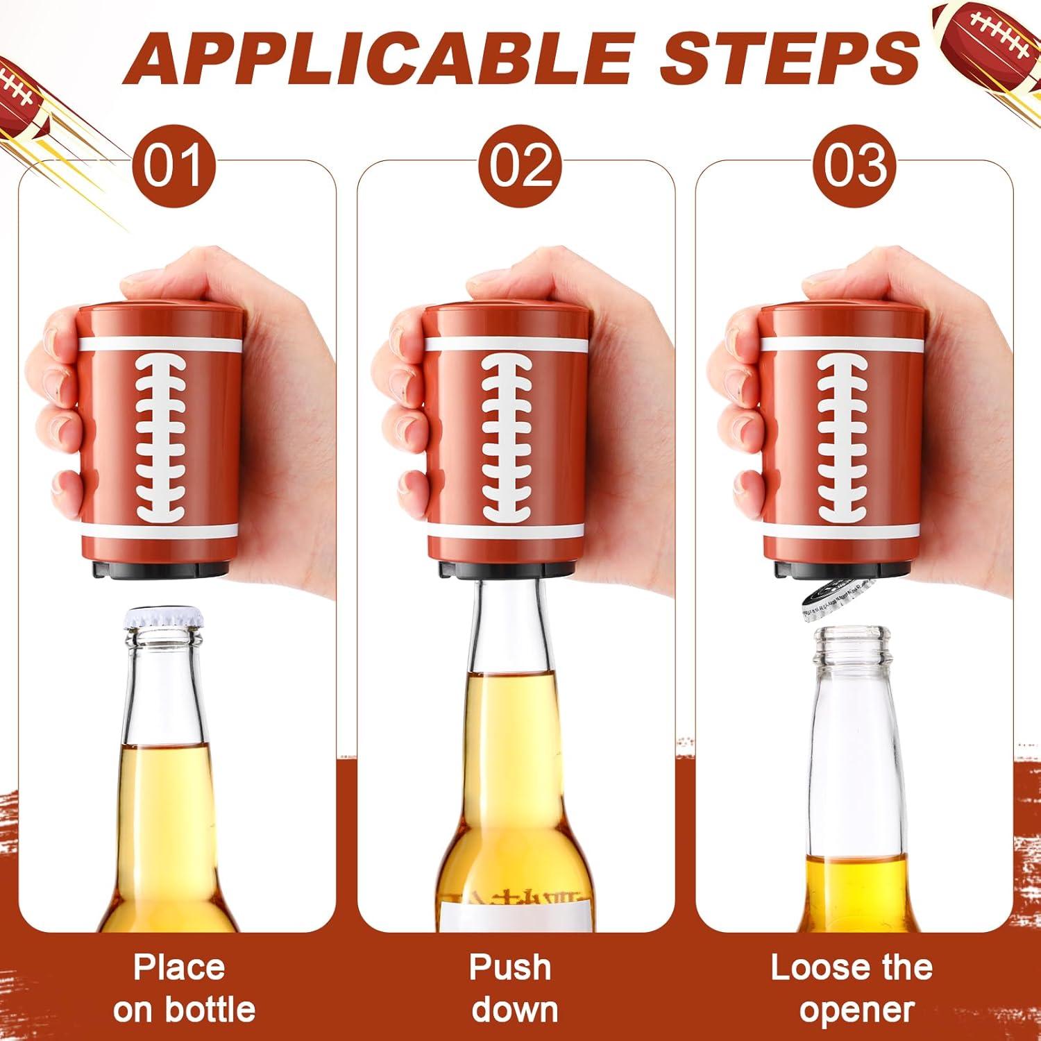 Abrebotellas Automático de Fútbol Nuogo - 4 Pcs Acero Inoxidable