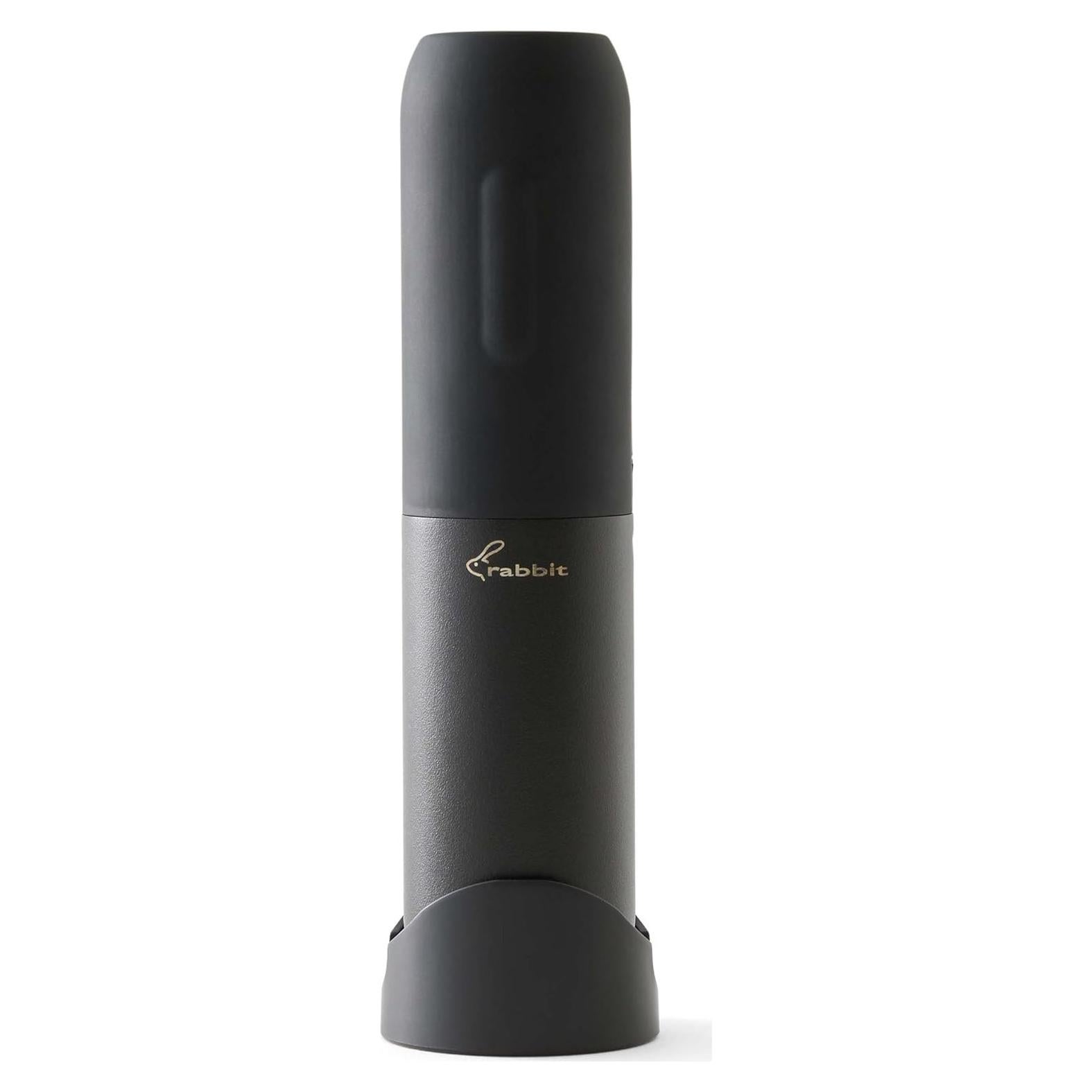 Abridor de Botellas de Vino Eléctrico Rabbit Negro 27.31 cm