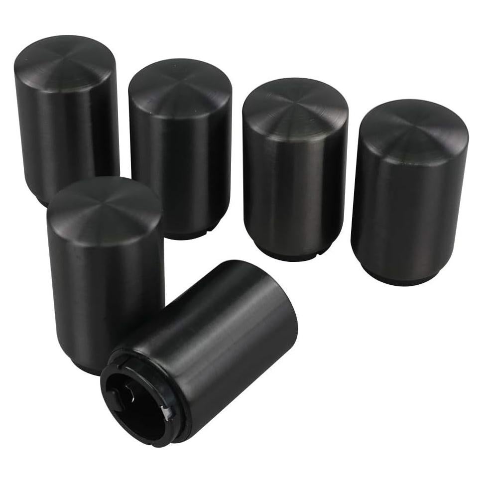 Abrebotellas de acero inoxidable Begale 6 unidades negro