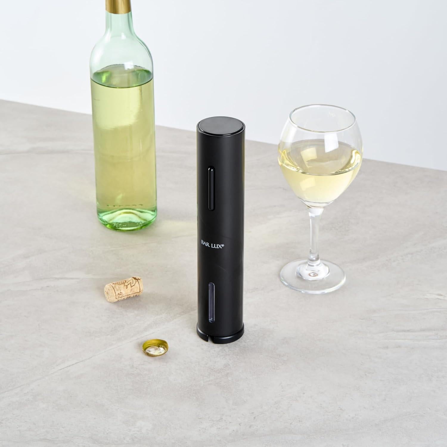 Abridor de Vino Eléctrico Restaurantware Bar Lux Negro