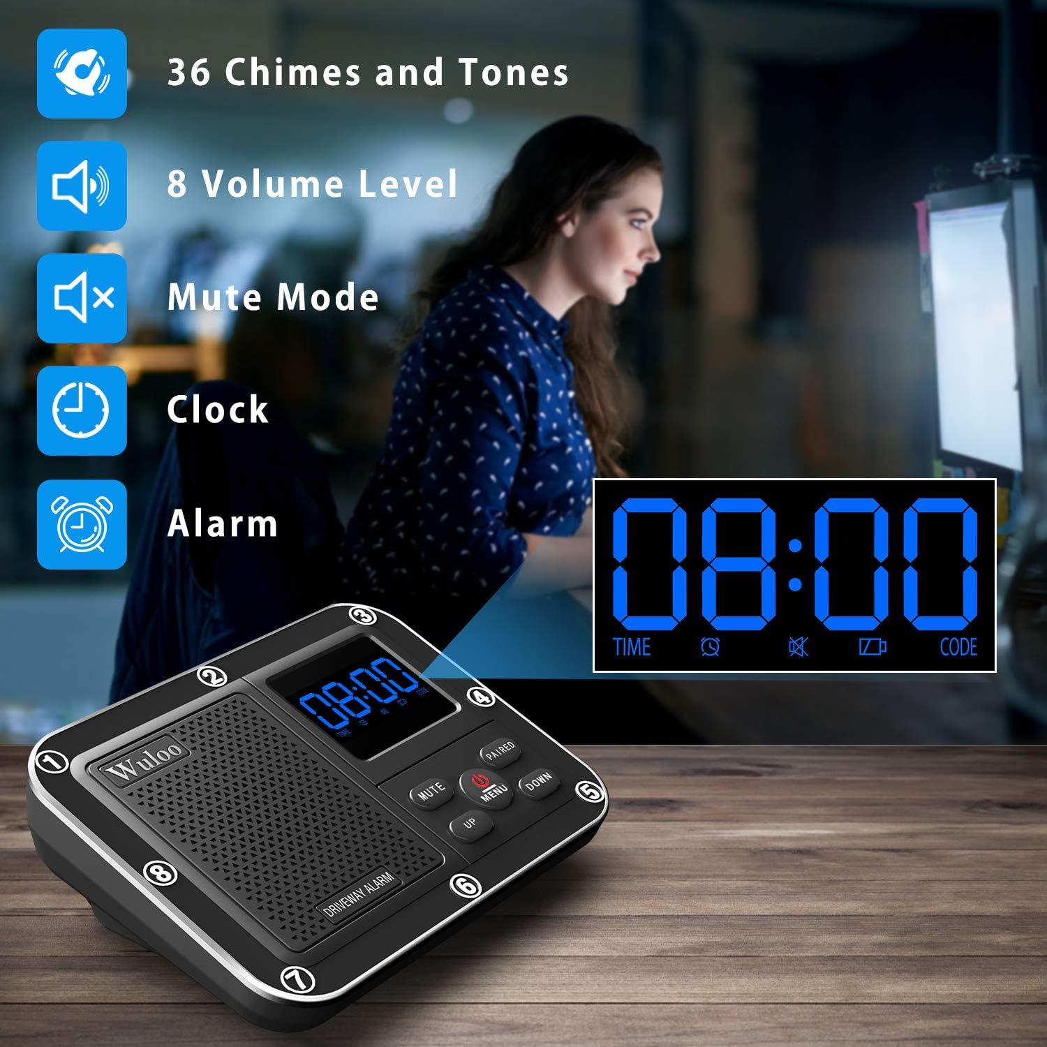 Alarma Solar Inalámbrica Wuloo con 4 Sensores y Receptor