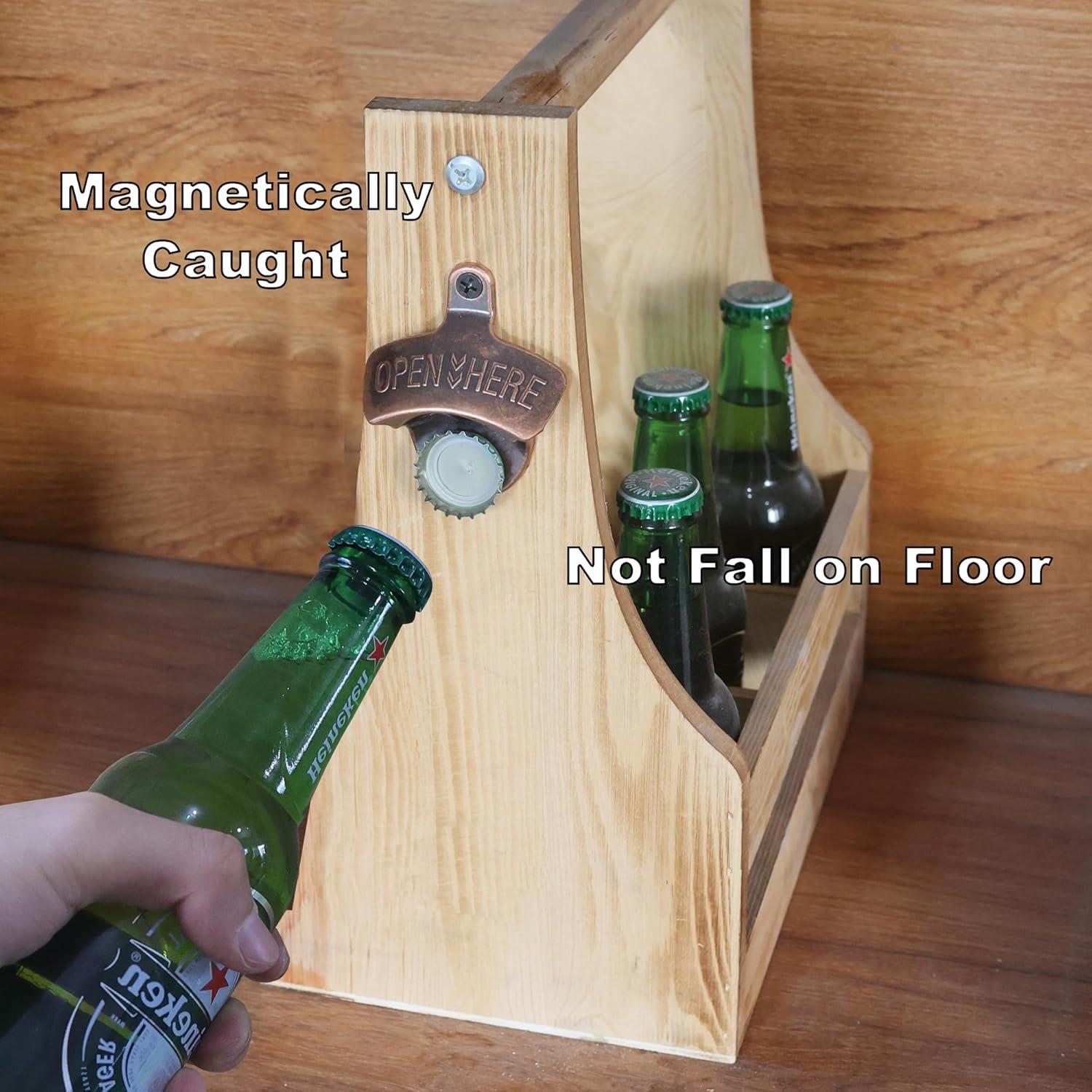 5 Abrebotellas Magnéticos de Pared HAIICEN Cobre Antiguo