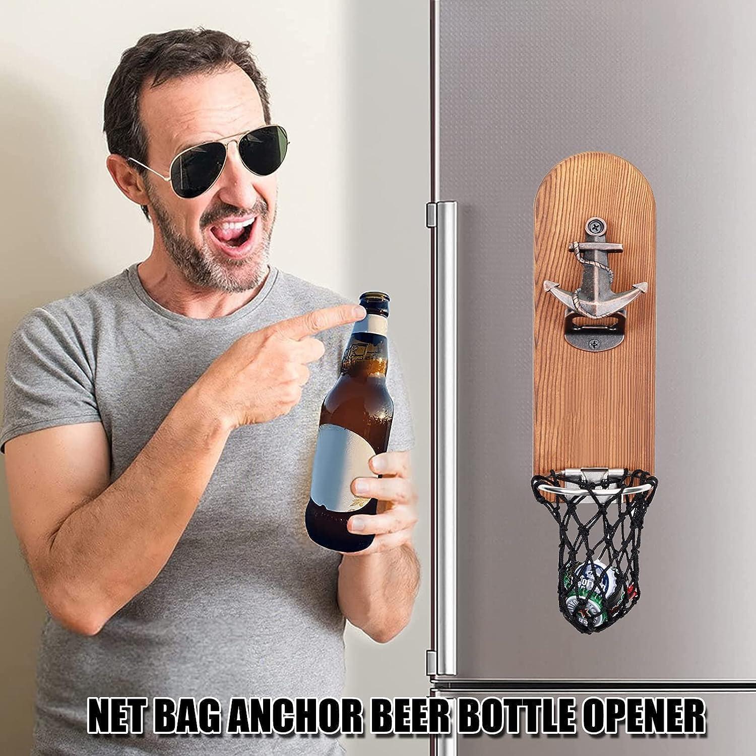 Abrebotellas Magnético de Madera LUCYLANKER para Pared