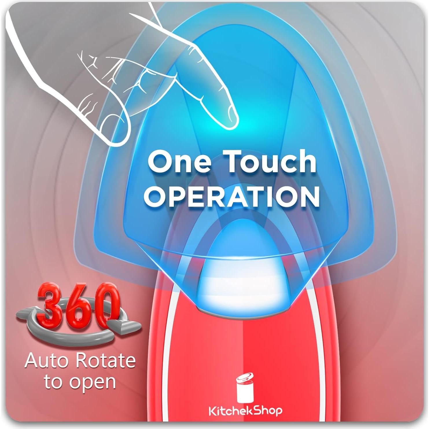 Abrebotellas Eléctrico KitchekShop Automático para Tarros