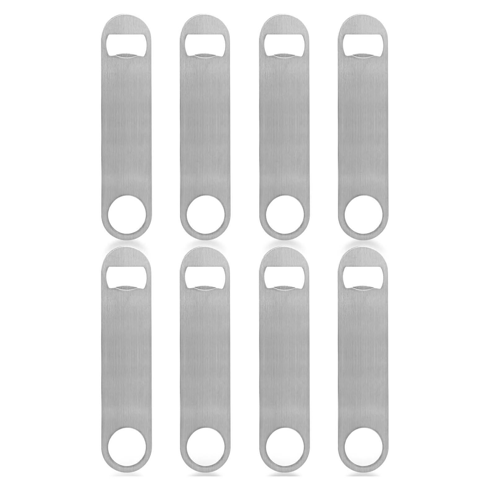 Abrebotellas de Acero Inoxidable KISEER - Paquete de 8 Piezas