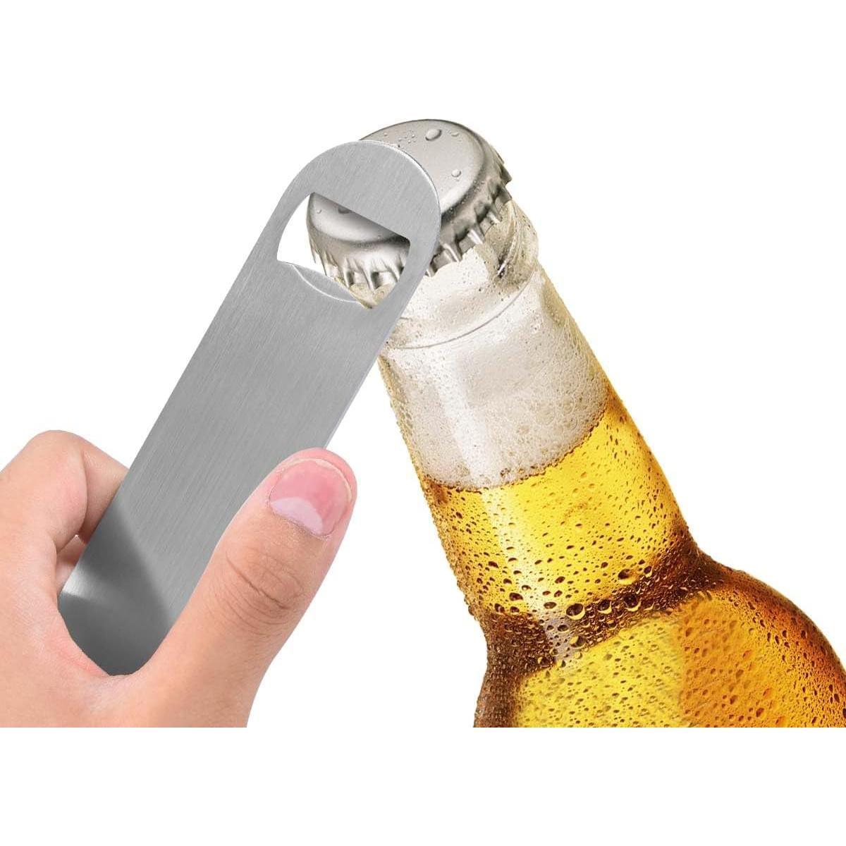Abrebotellas de Acero Inoxidable KISEER - Paquete de 8 Piezas