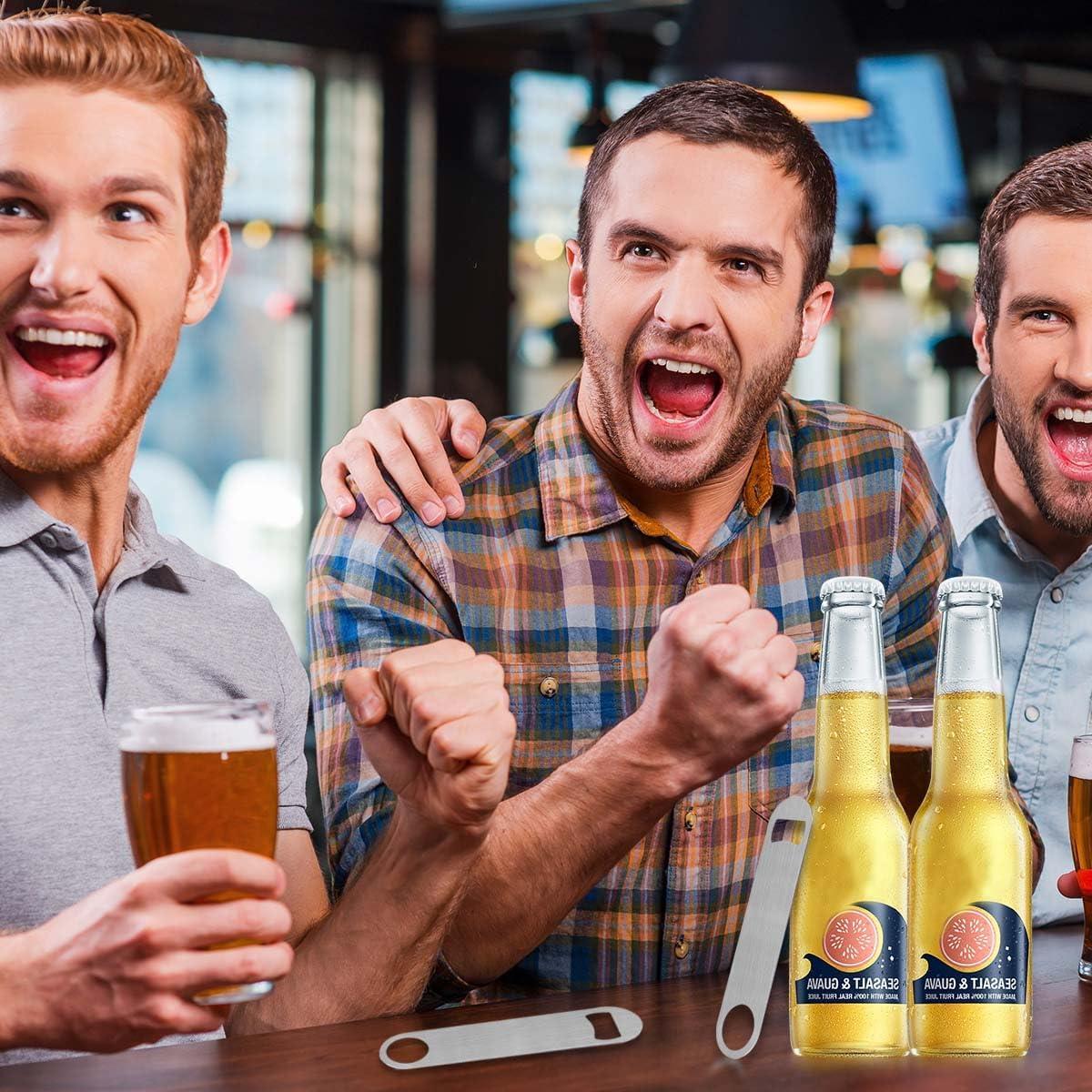 Abrebotellas de Acero Inoxidable KISEER - Paquete de 8 Piezas