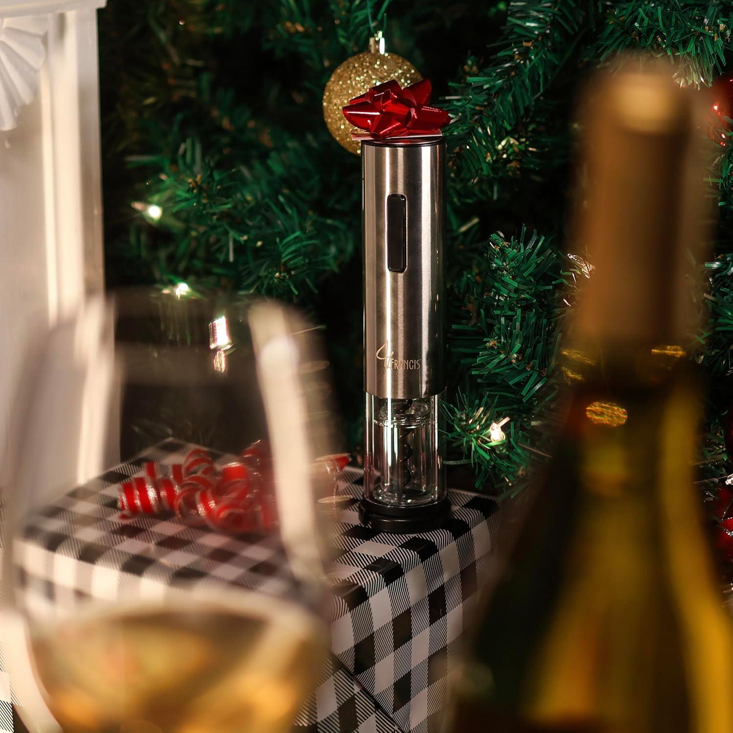 Abrebotellas Eléctrico G Francis Recargable con Cortador 20.6 cm