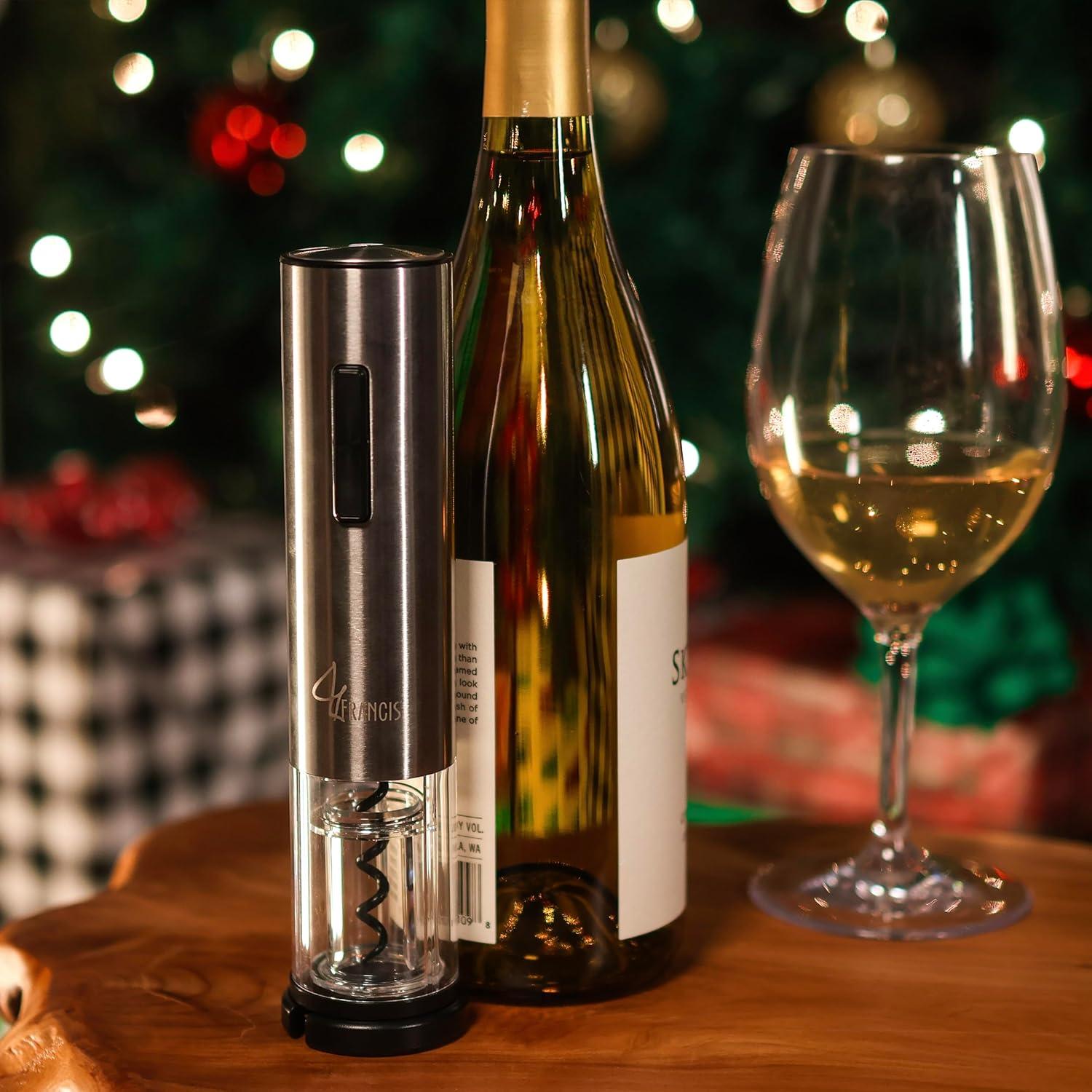 Abrebotellas Eléctrico G Francis Recargable con Cortador 20.6 cm