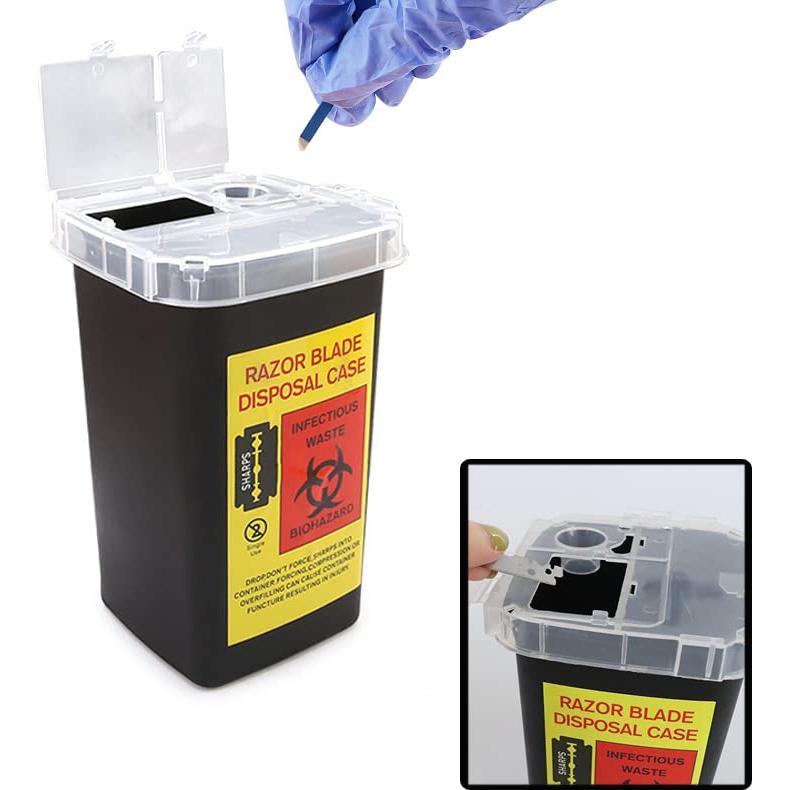 10 Contenedores de Desecho de Agujas TorSor - 15.5x10.5cm