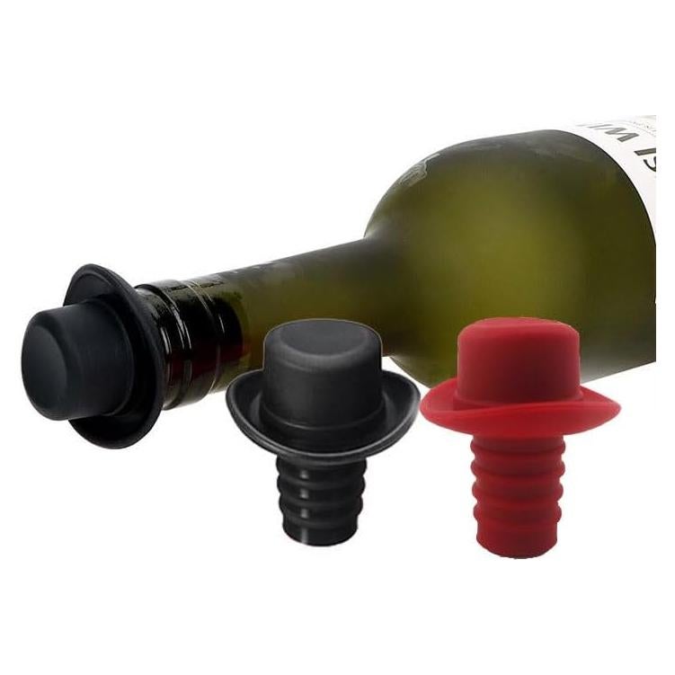 Tapones de Vino Silicona Sombrero Vaquero ESUOHYM - 2 Pcs