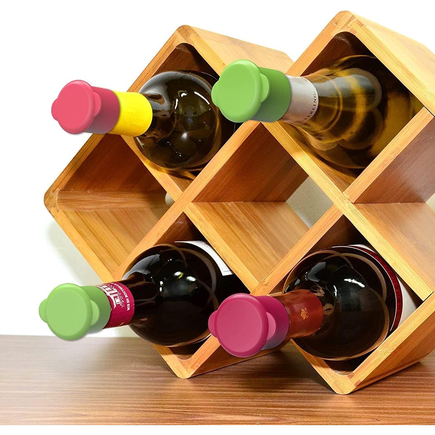 Tapas de Botellas de Vino Vitrix Kitchenware - Set de 4 Silicona