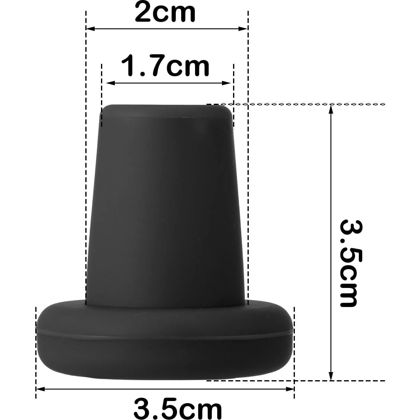 Yookeer 8 Tapones de Vino de Silicona para Botellas - Negro