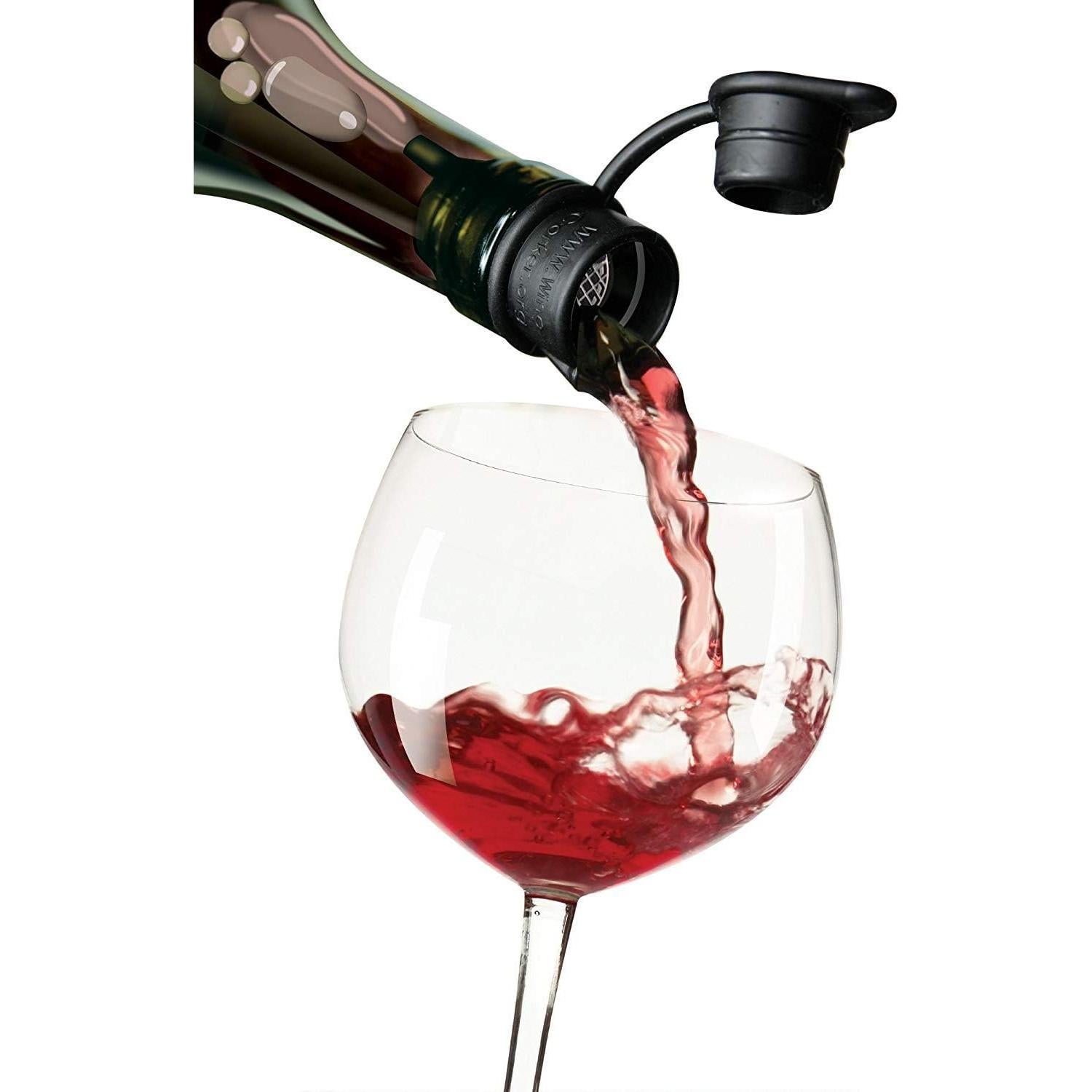 Corker de Haley 5-en-1 Aerador y Tapón de Vino - Combo 2 Pzs