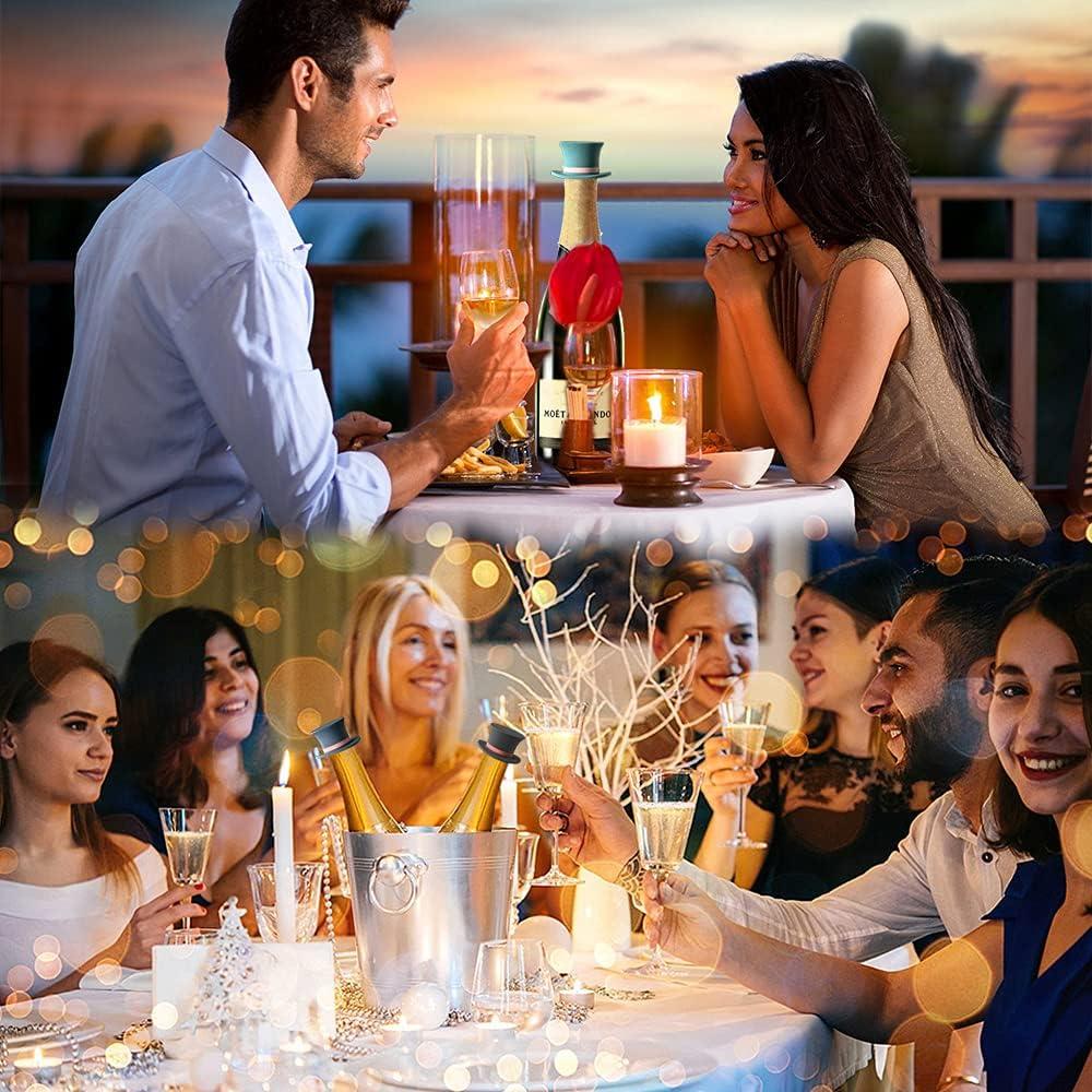 Tapones de Silicona para Vino Kitwinney - Juego de 3 Colores