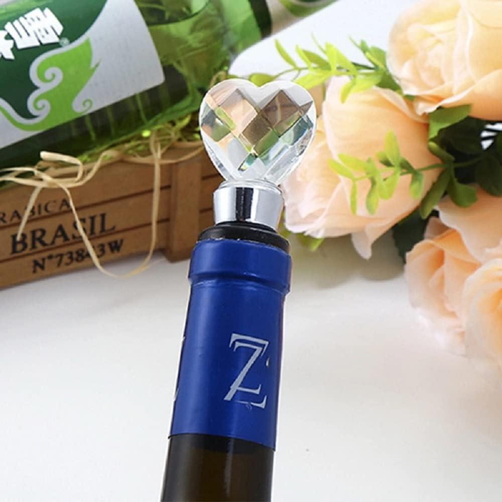 Tapón de Vino Shuiniba en Forma de Diamante - Cristal y Zinc