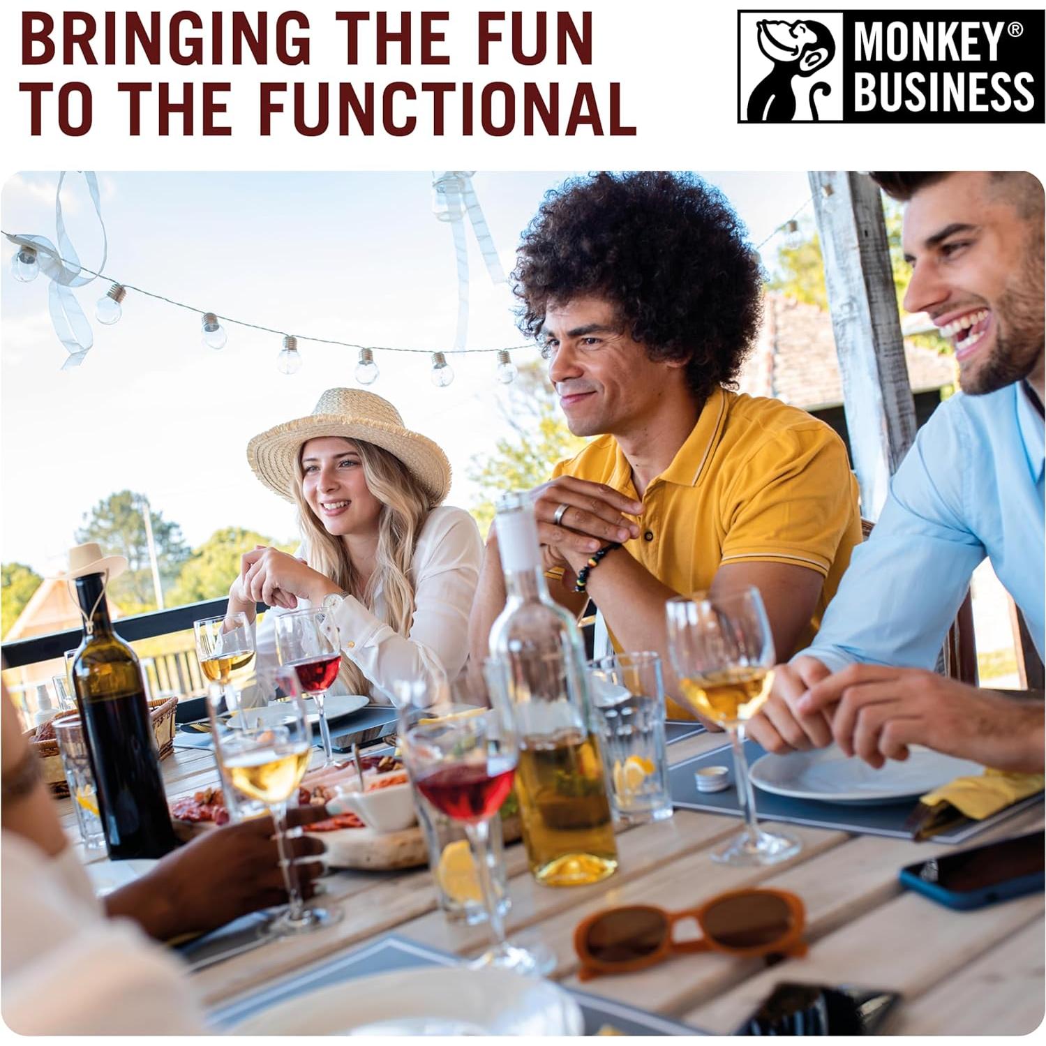 Tapones de Vino Monkey Business Sombrero Vaquero 2-Pack