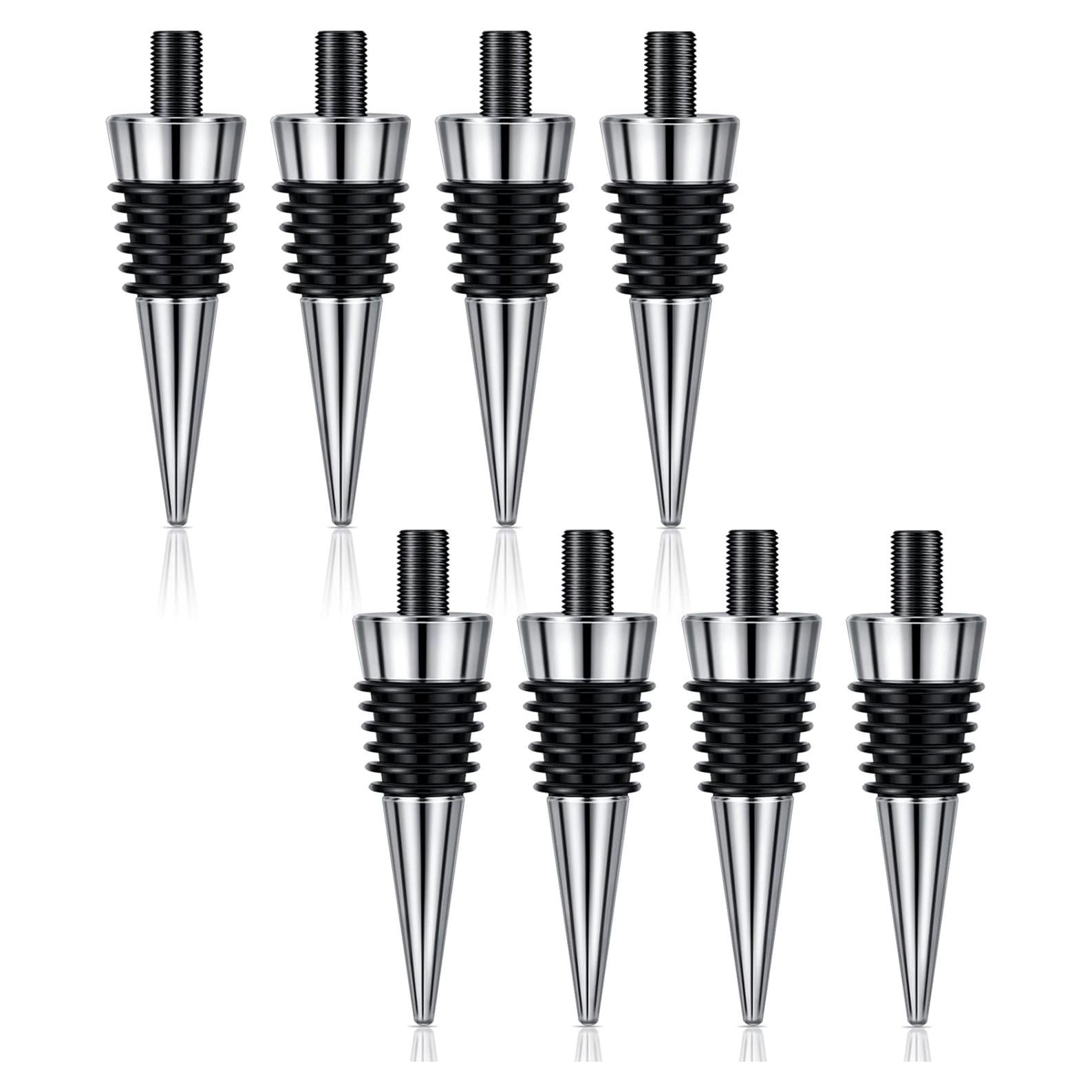 Kit de 8 Tapones de Botella de Acero Inoxidable Honeydak