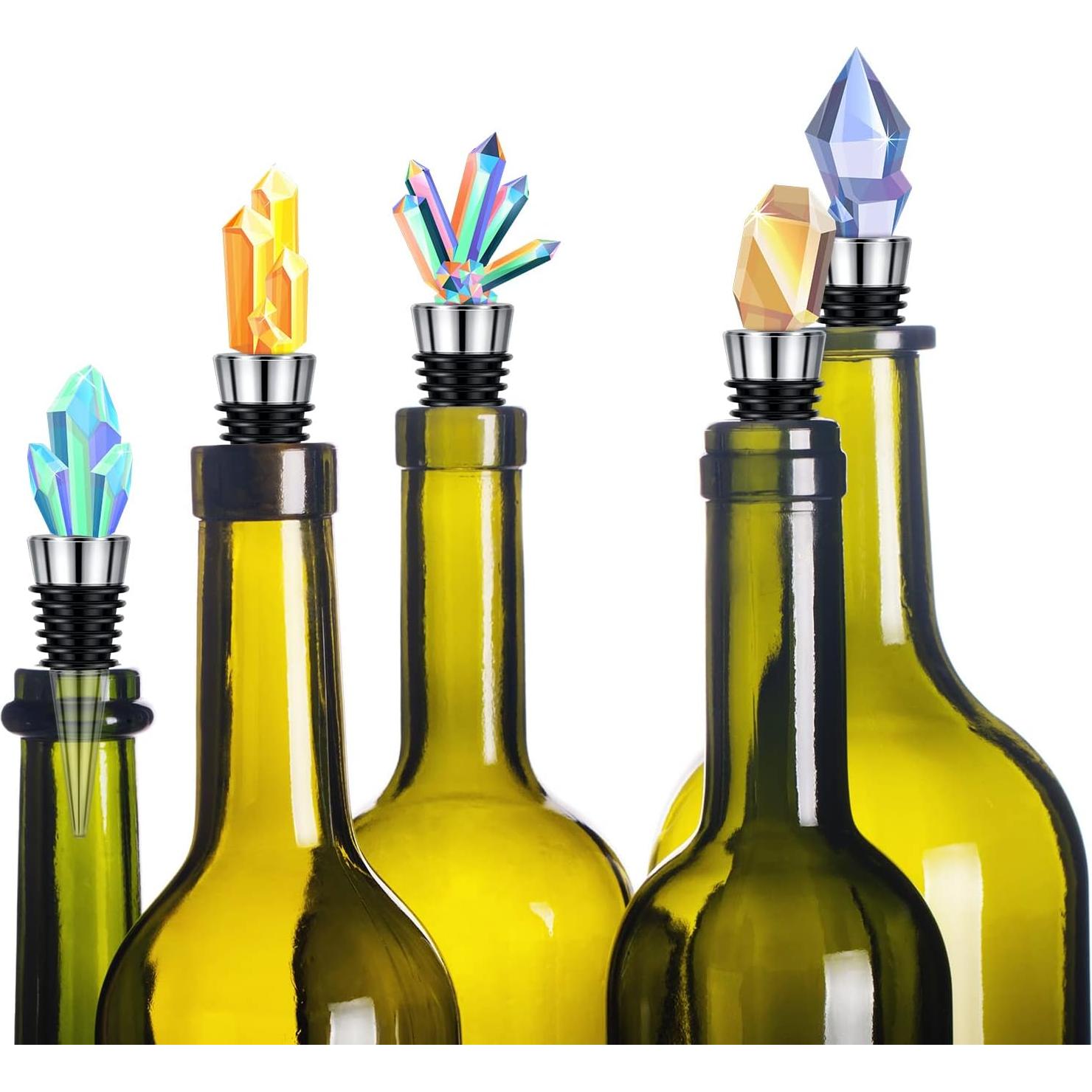 Kit de 8 Tapones de Botella de Acero Inoxidable Honeydak