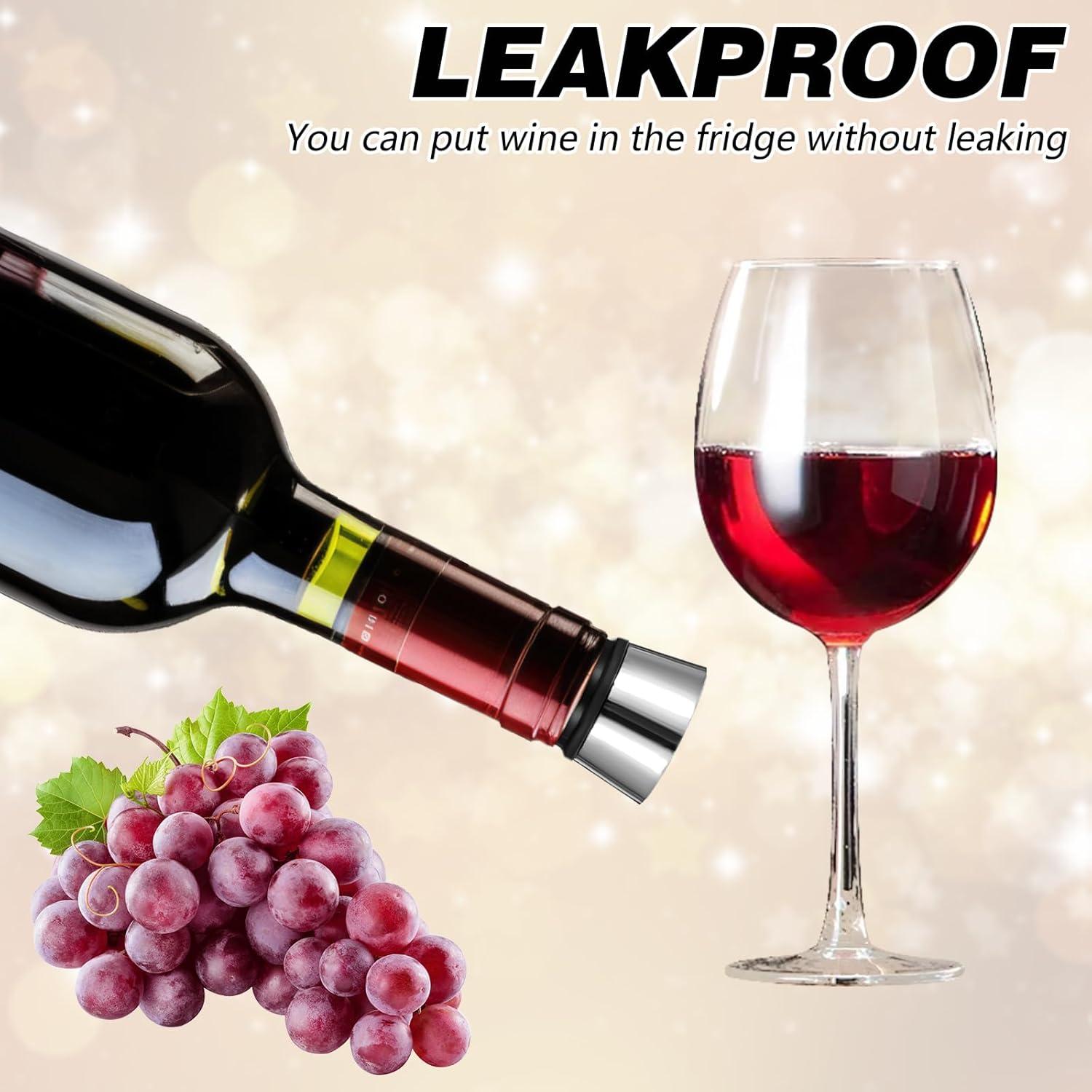 Juego de 20 Tapones de Vino de Metal AojSup - 2x6.4 cm