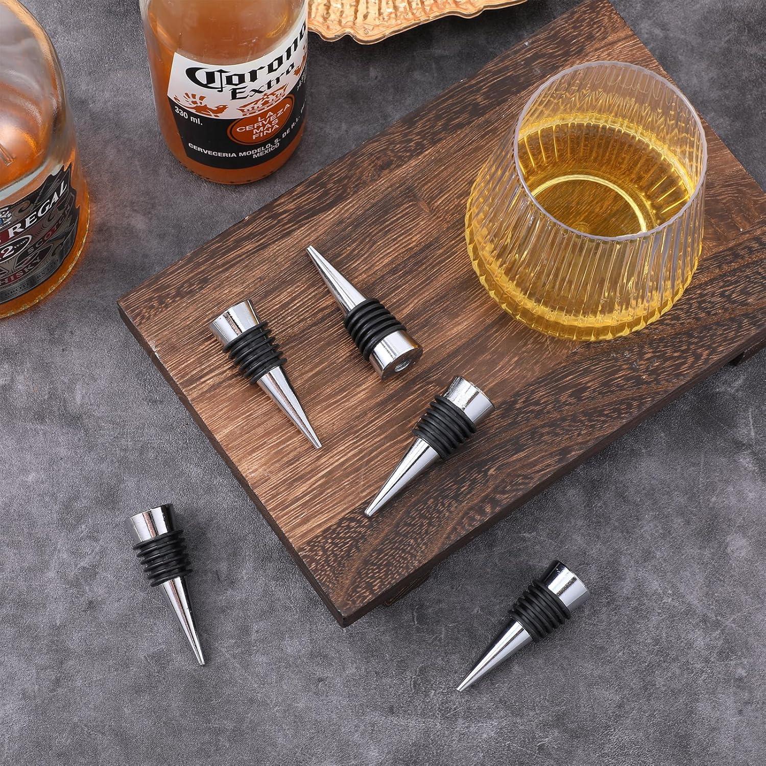 Juego de 20 Tapones de Vino de Metal AojSup - 2x6.4 cm