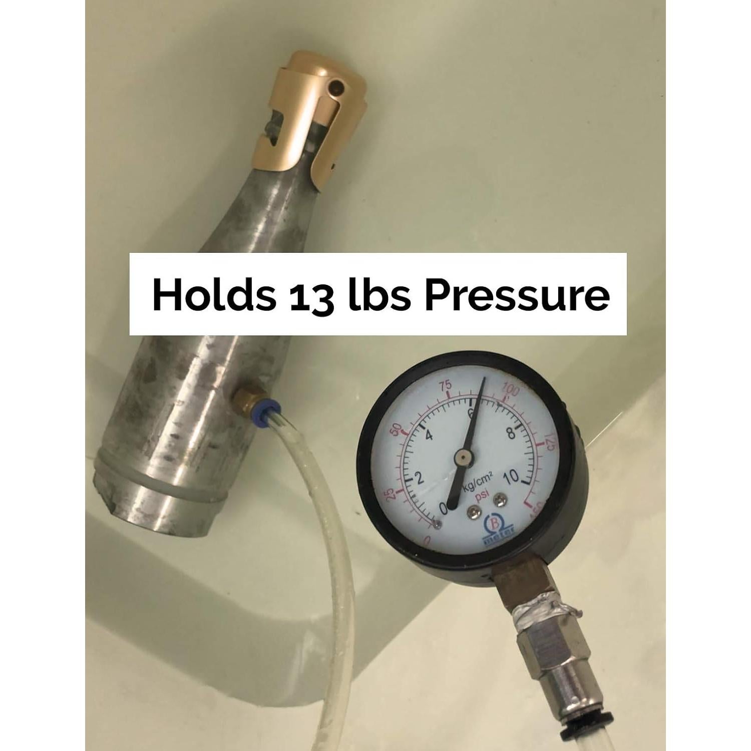 Tapón de Champán Amica Dorado, Sello para Vino Espumoso