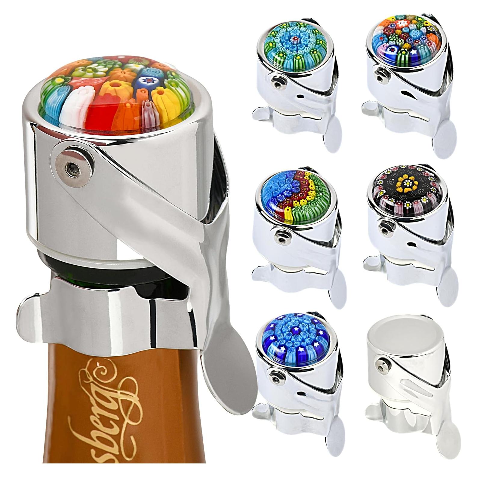 Tapón de Vino y Champán Evan James - Sello Hermético, 1 Unidad