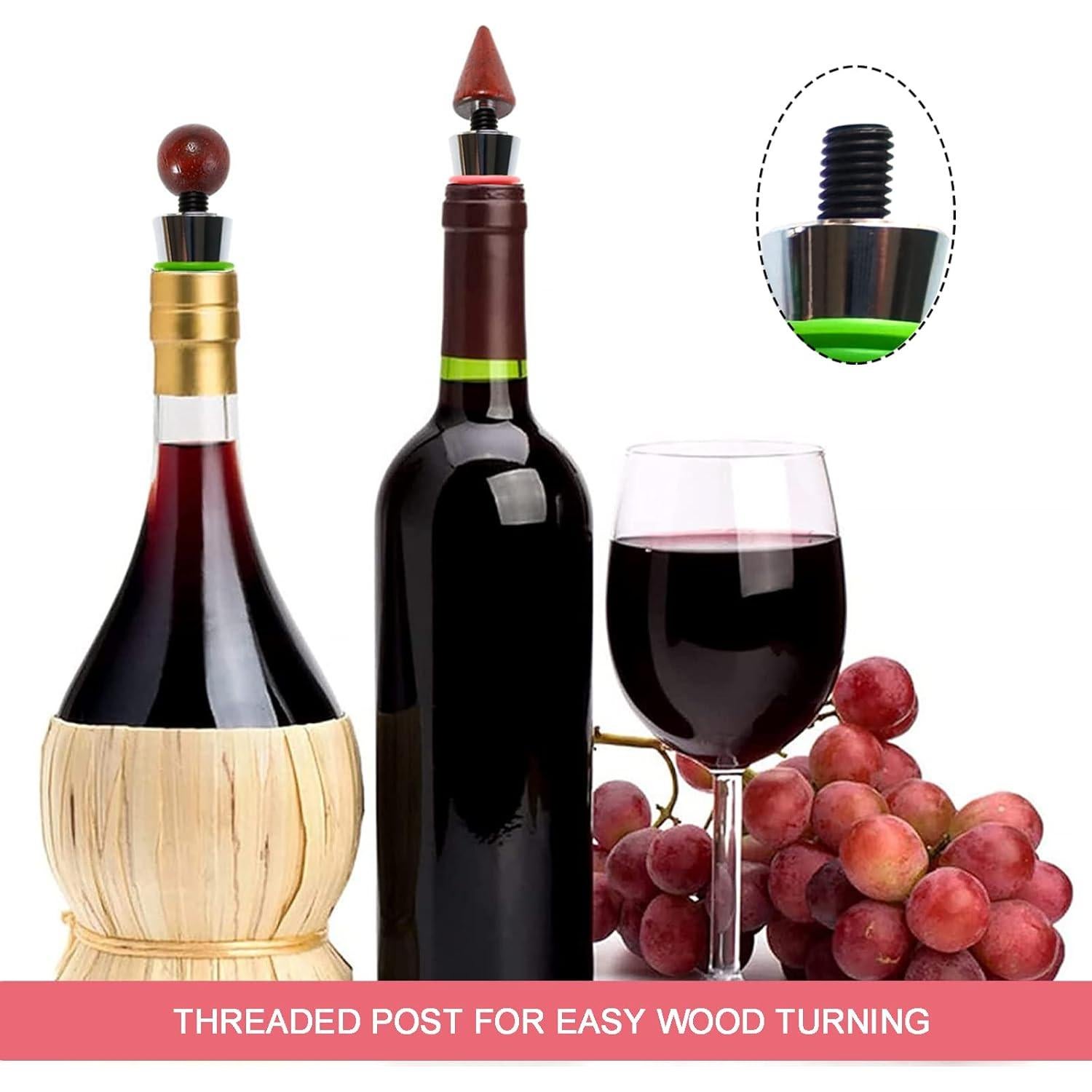 Tapones de Botella de Vino Lockban 5 Piezas Coloridos Reutilizables