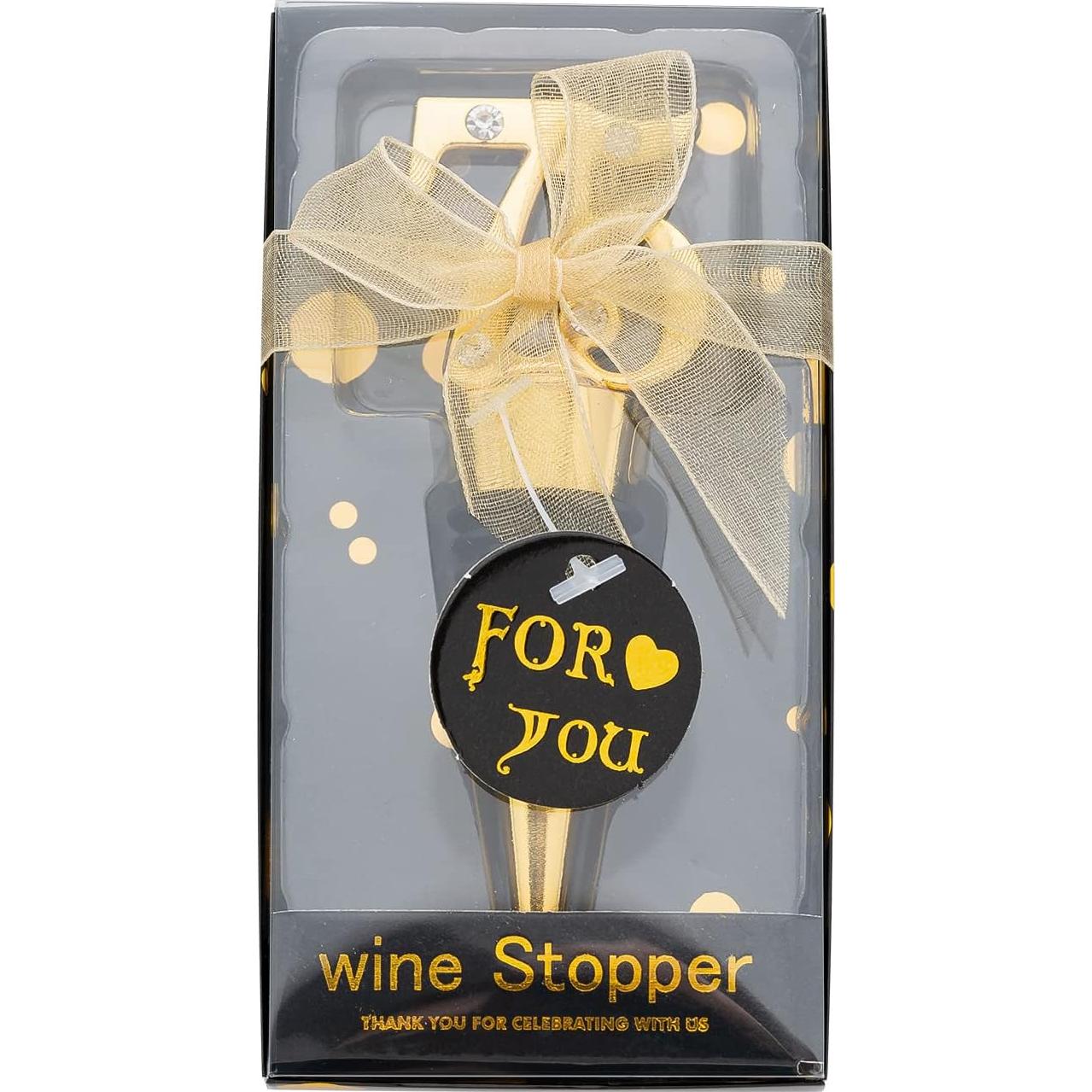 Paquete de 24 Tapones de Vino VIDACONTIGO 75 Años Decorativos