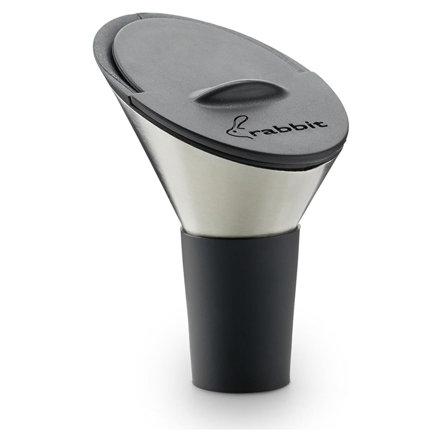 Vertedor de Vino Deslizante Rabbit - Sin Goteo y Tapón