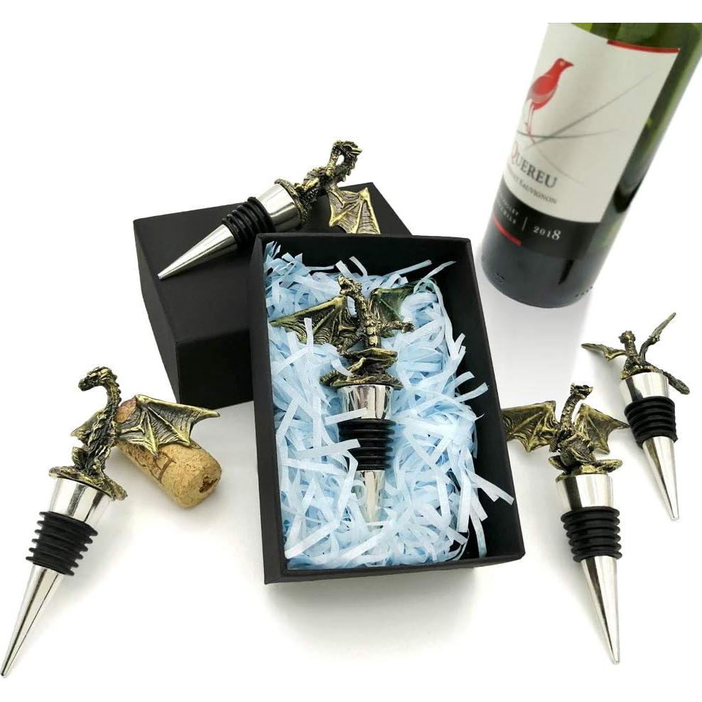 Tapón Decorativo de Dragón Cacukap - Diseño Gótico para Vino
