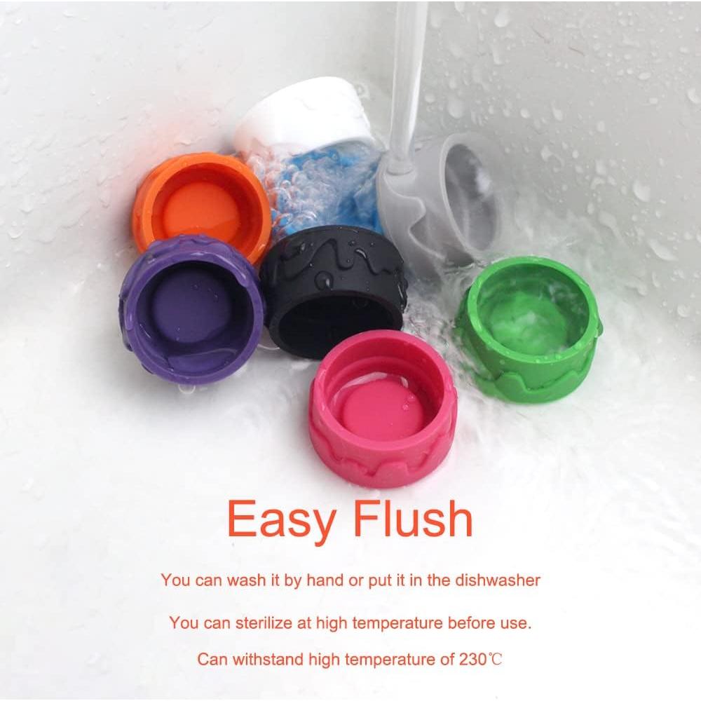 8 Tapones de Silicona Reutilizables BOHAIPAN para Vino y Bebidas