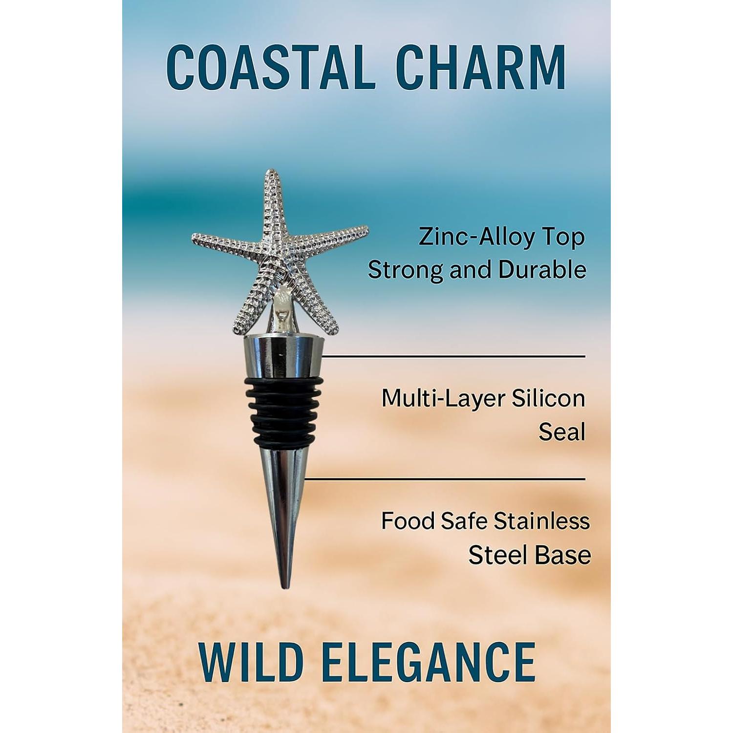 Tapones para Botellas de Vino C&E HOME COLLECTIVE Estrella de Mar