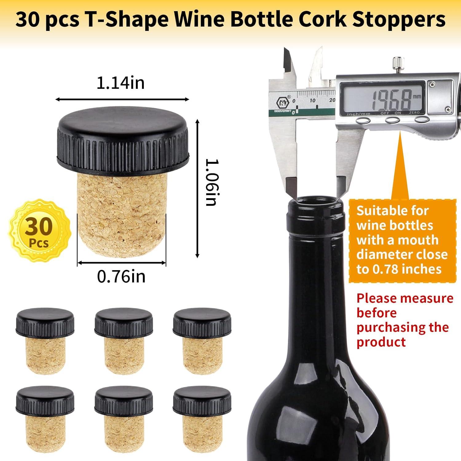 Sellador de Vino Svalor - Kit 60 Piezas con Tapones y Cápsulas