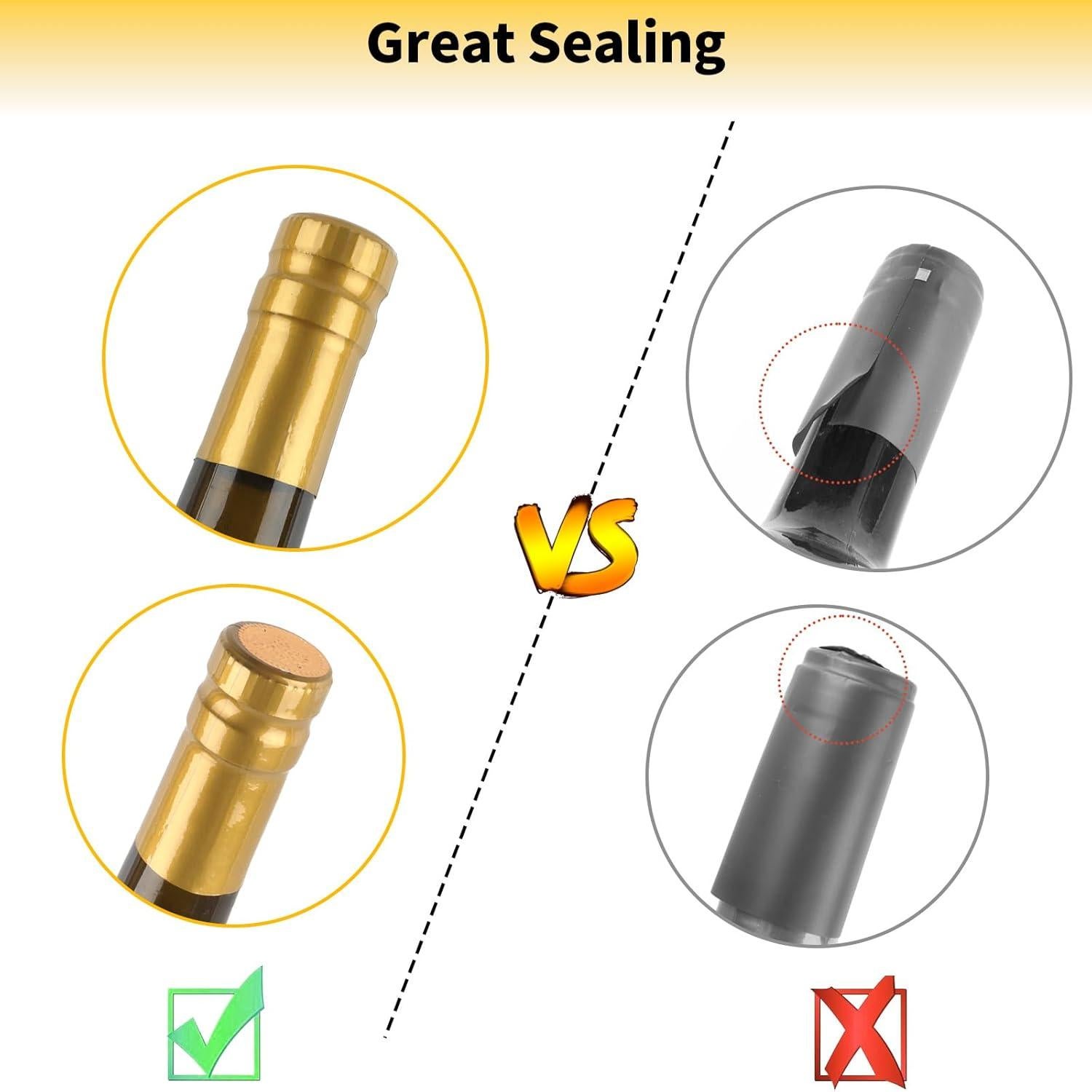 Sellador de Vino Svalor - Kit 60 Piezas con Tapones y Cápsulas