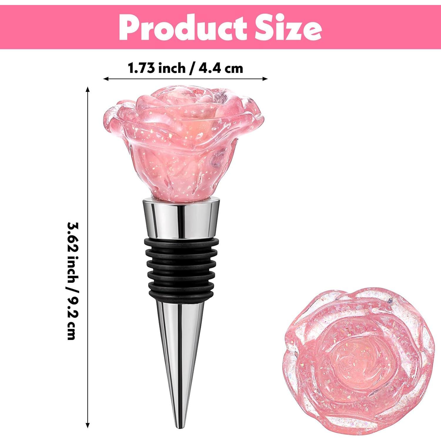 Tapón de Vino Rosa Reutilizable Xinjoduz - 9.2 cm