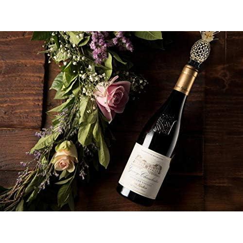 Tapón para Vino OBALY en Forma de Piña Dorada Reutilizable