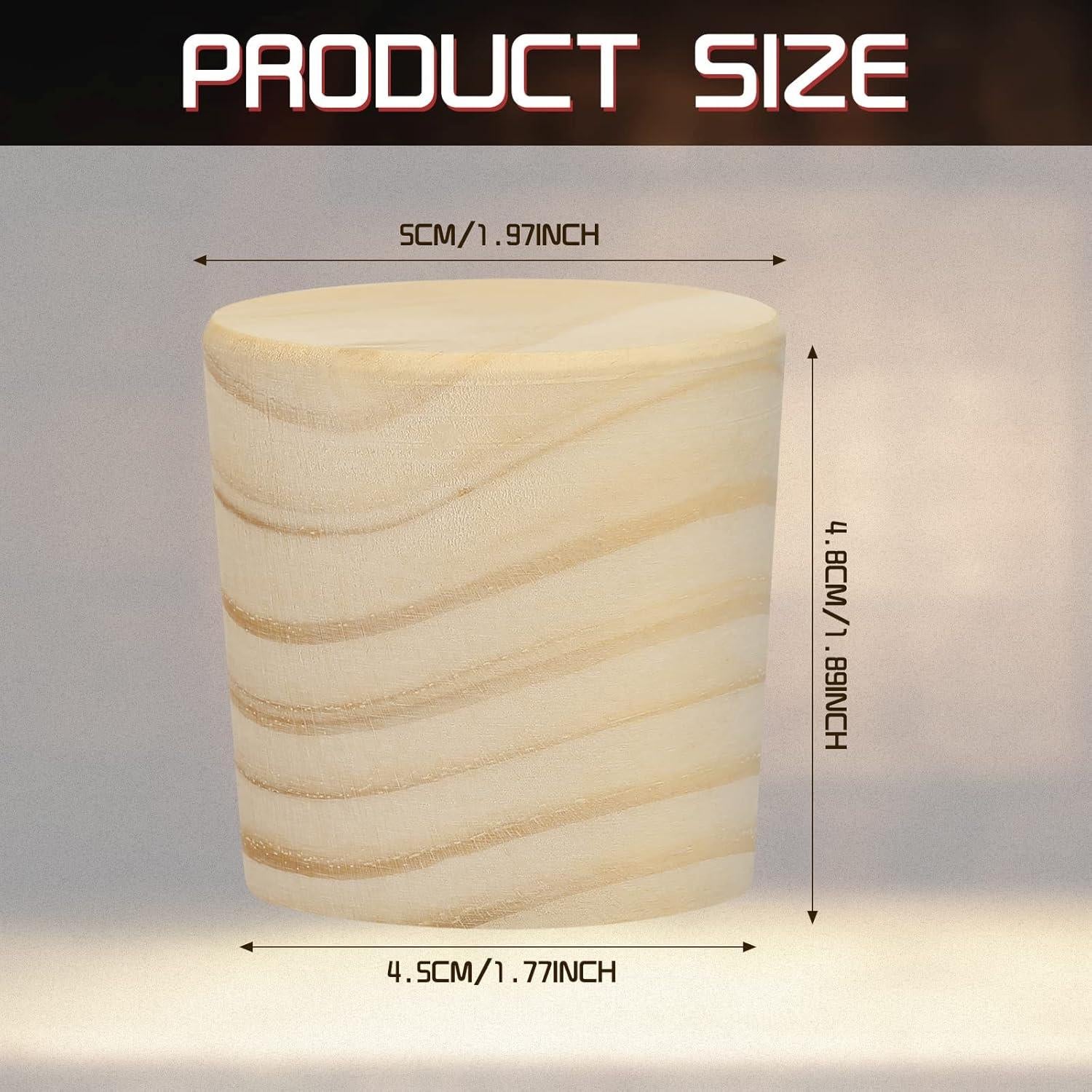 Tapones de Corcho de Madera Weysat para Barril de Vino - 2 Pcs