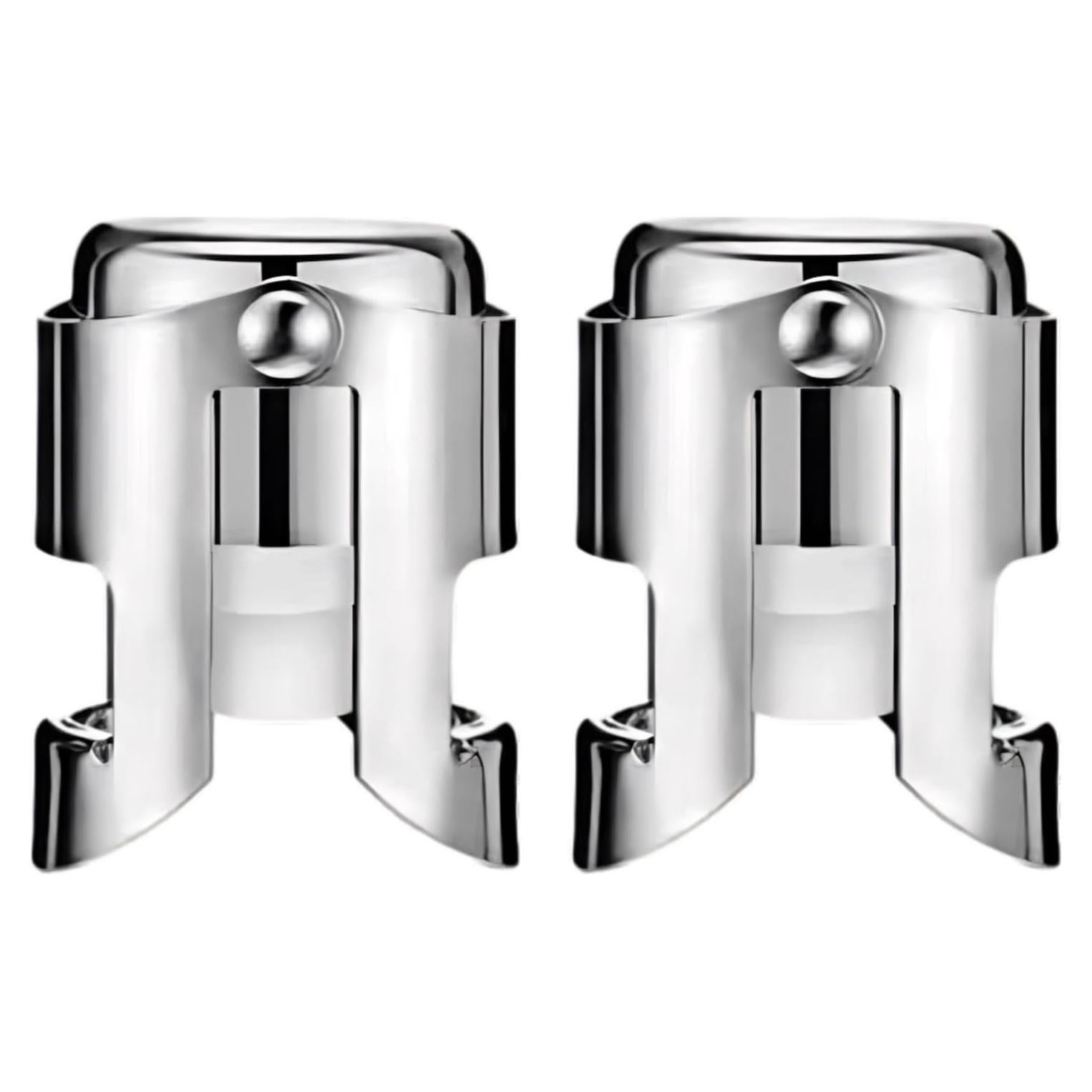 Tapones de Champagne BovcTrraann Acero Inoxidable 2Pack
