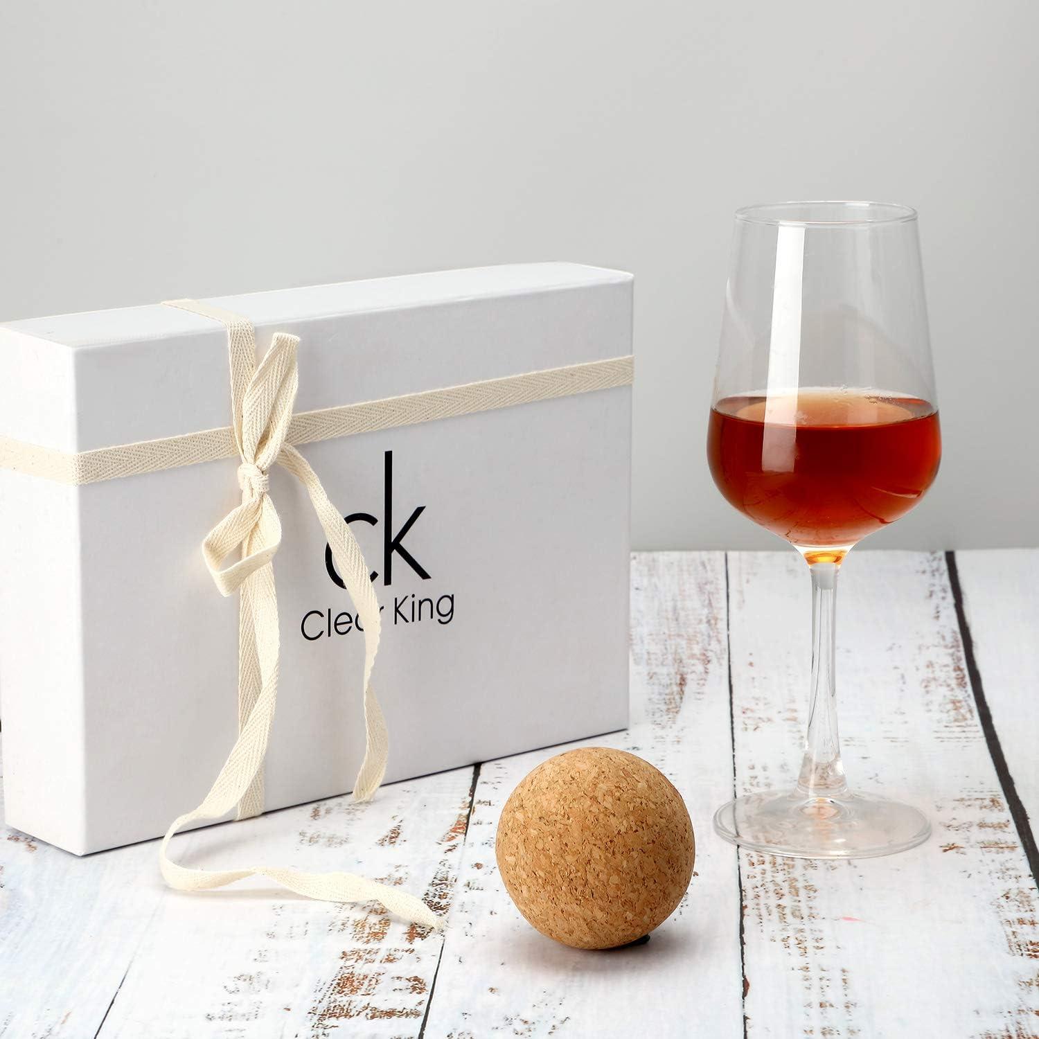 Tapones de Corcho de Madera Shappy para Vino - 2 Piezas 6.1 cm